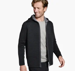 Reversible Channel Quilted Hoodie