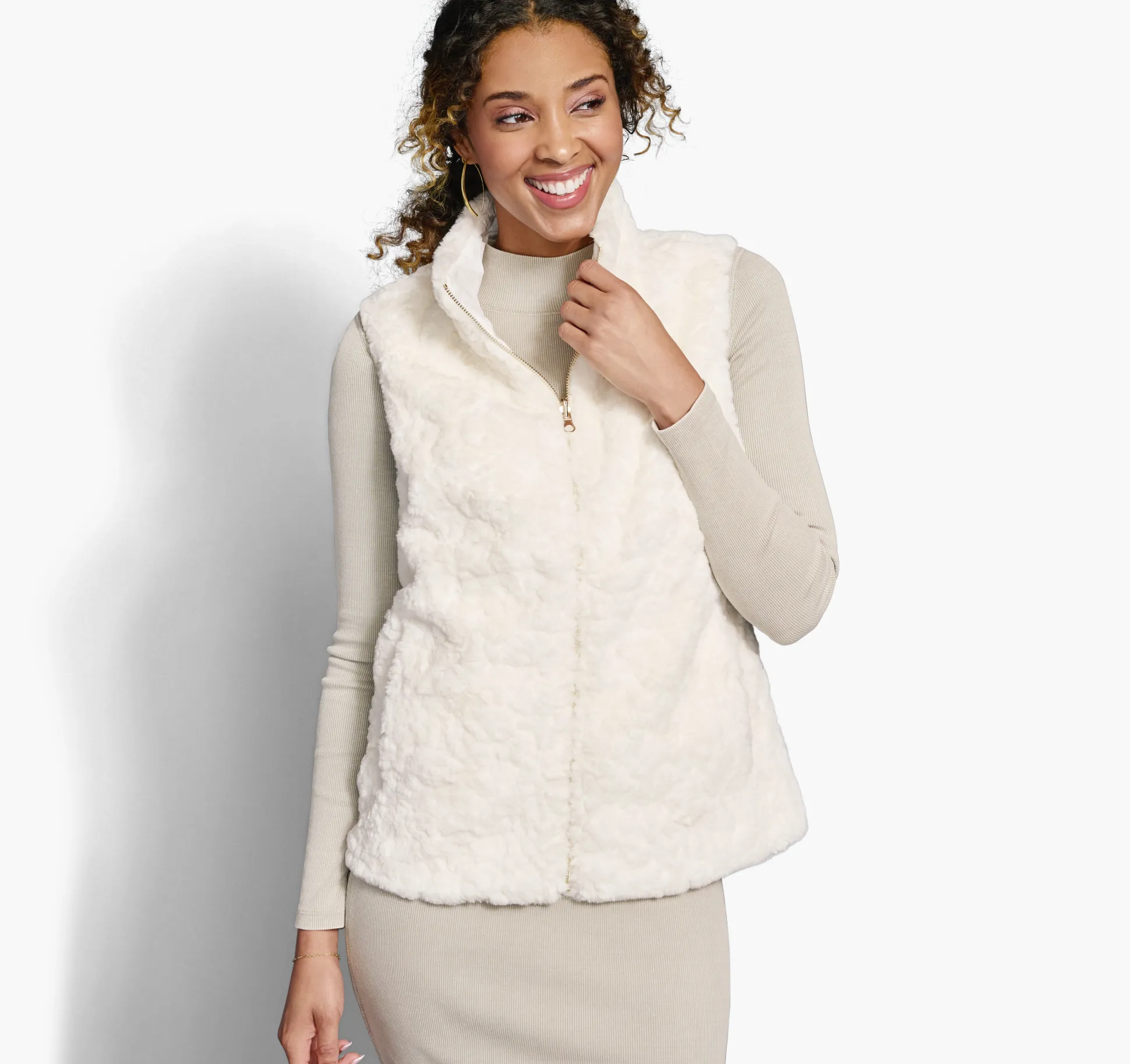 Reversible Faux-Fur vest