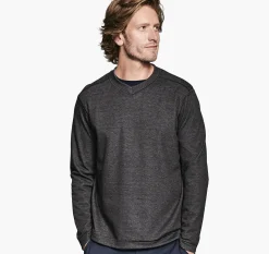Reversible Long-Sleeve V-Neck