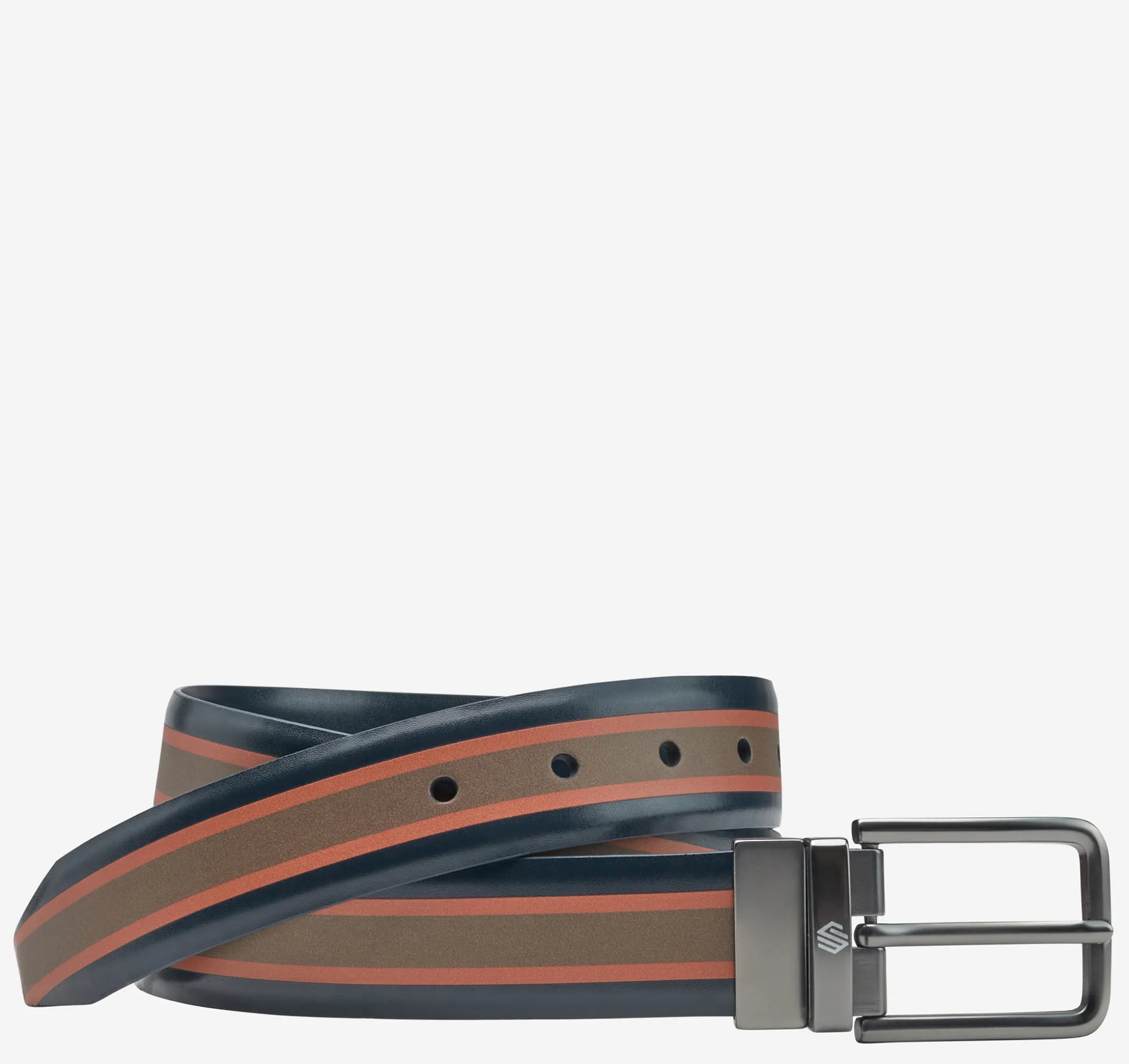 Reversible Printed Leather Belt