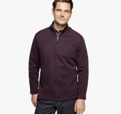 Reversible Solid Quarter-Zip