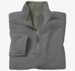 Reversible Solid Quarter-Zip