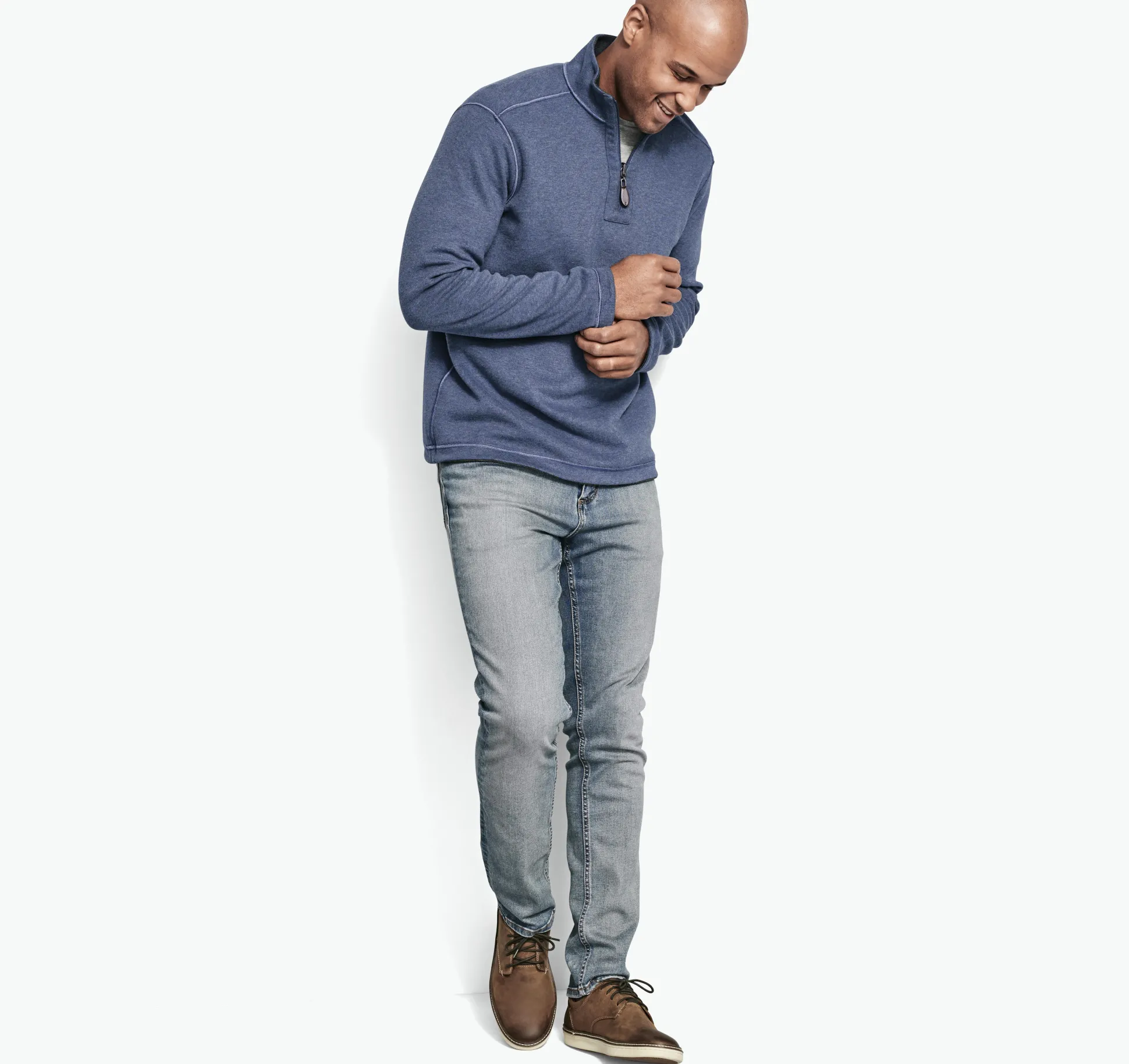 Reversible Solid Quarter-Zip