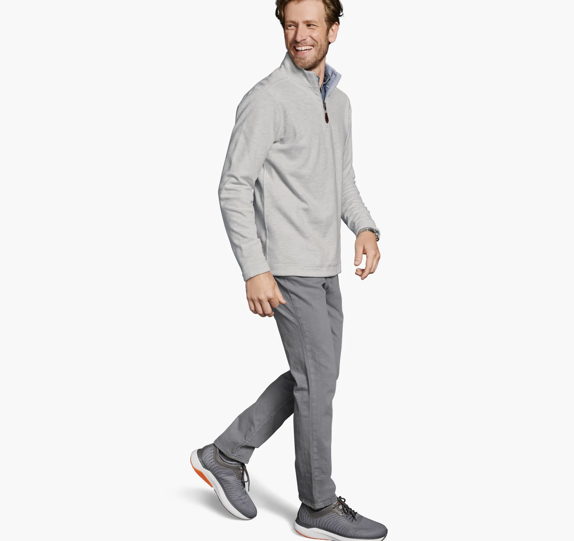 Reversible Solid Quarter-Zip