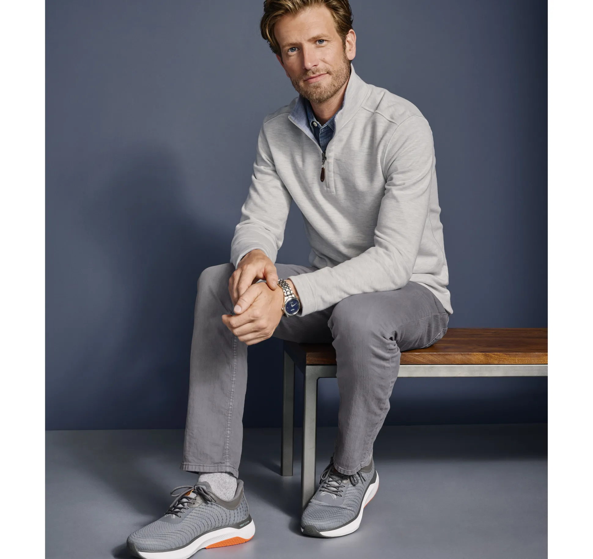 Reversible Solid Quarter-Zip
