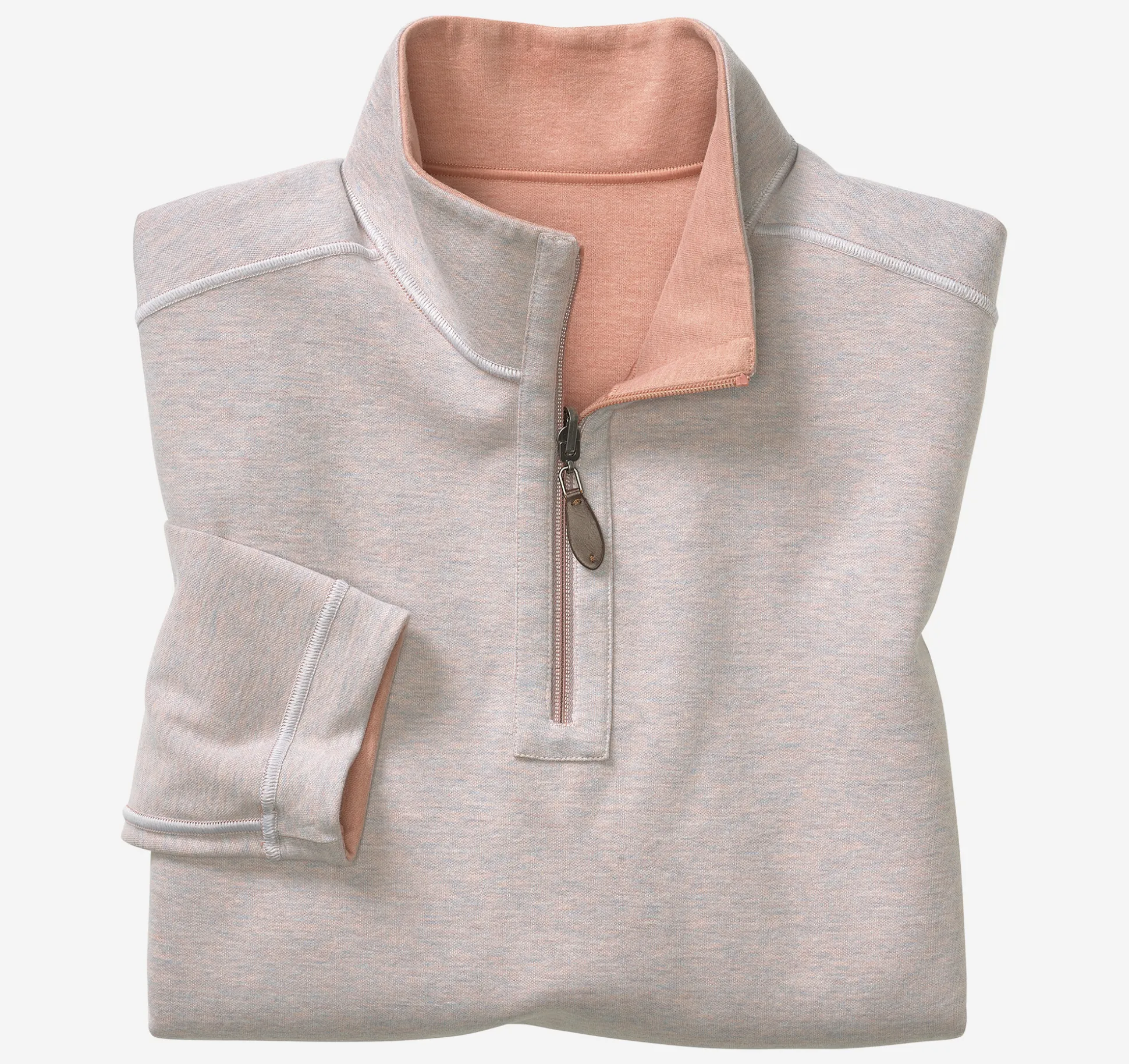 Reversible Solid Quarter-Zip