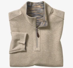 Reversible Space-Dyed Quarter-Zip