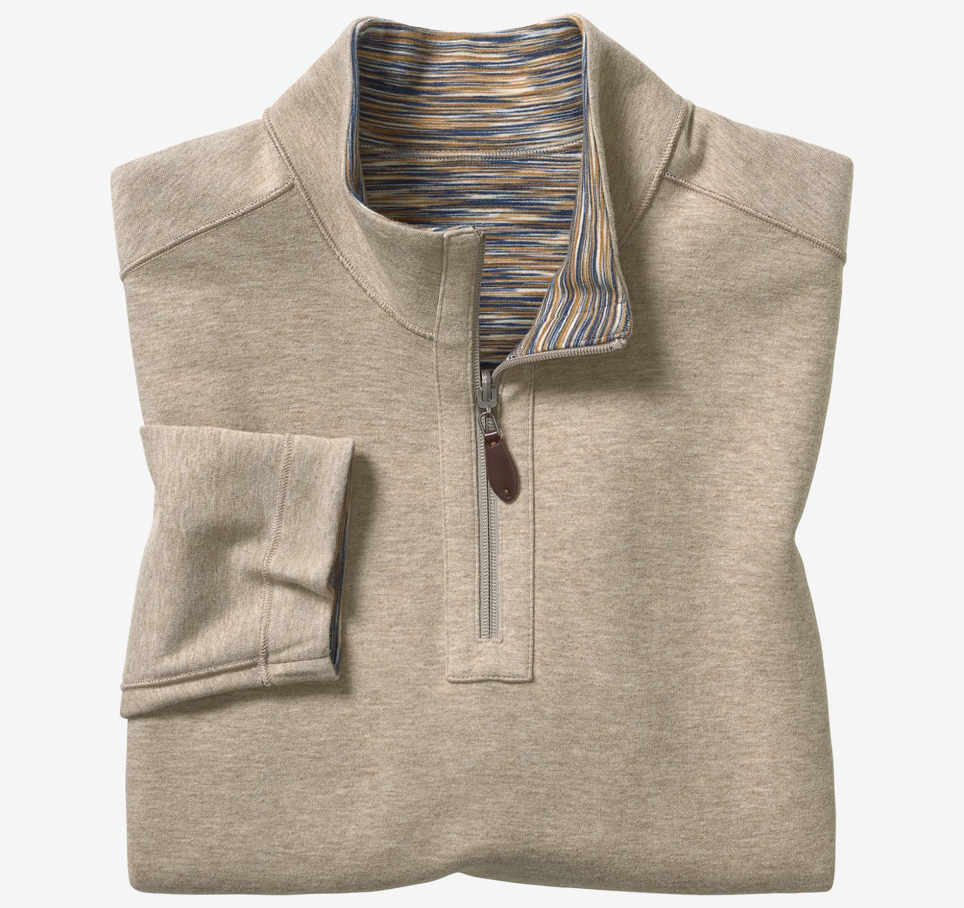 Reversible Space-Dyed Quarter-Zip