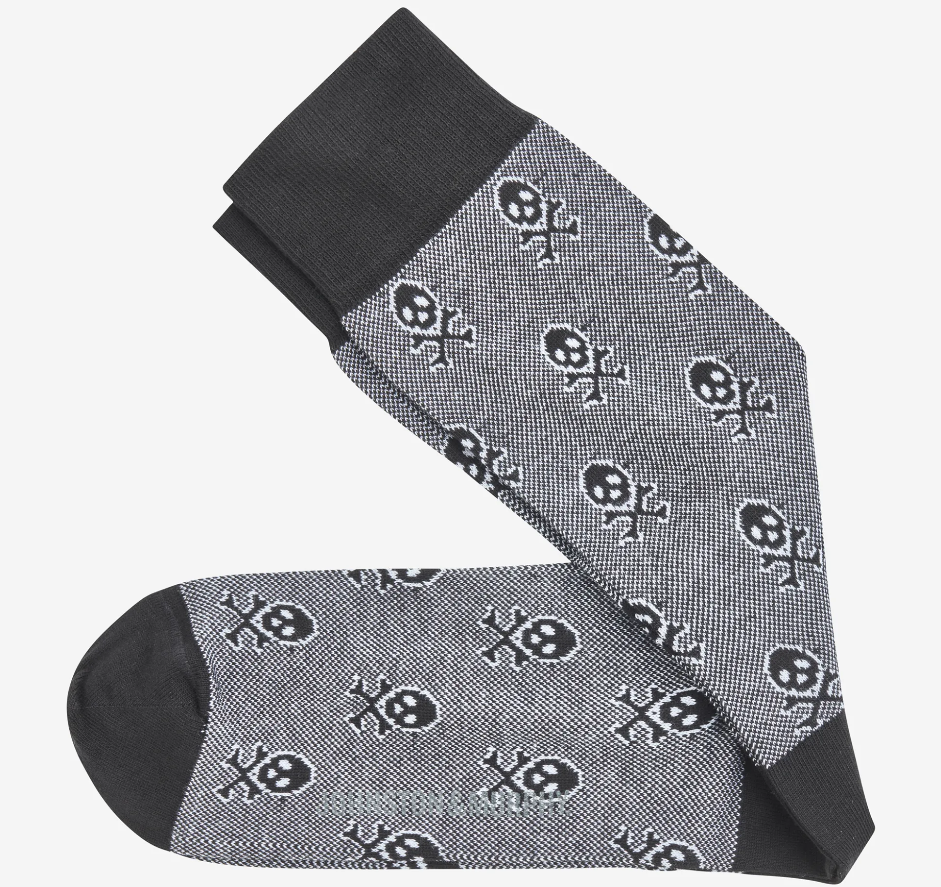 Skull Pindot Socks