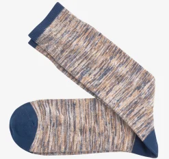 Space Dye Colorblock Socks