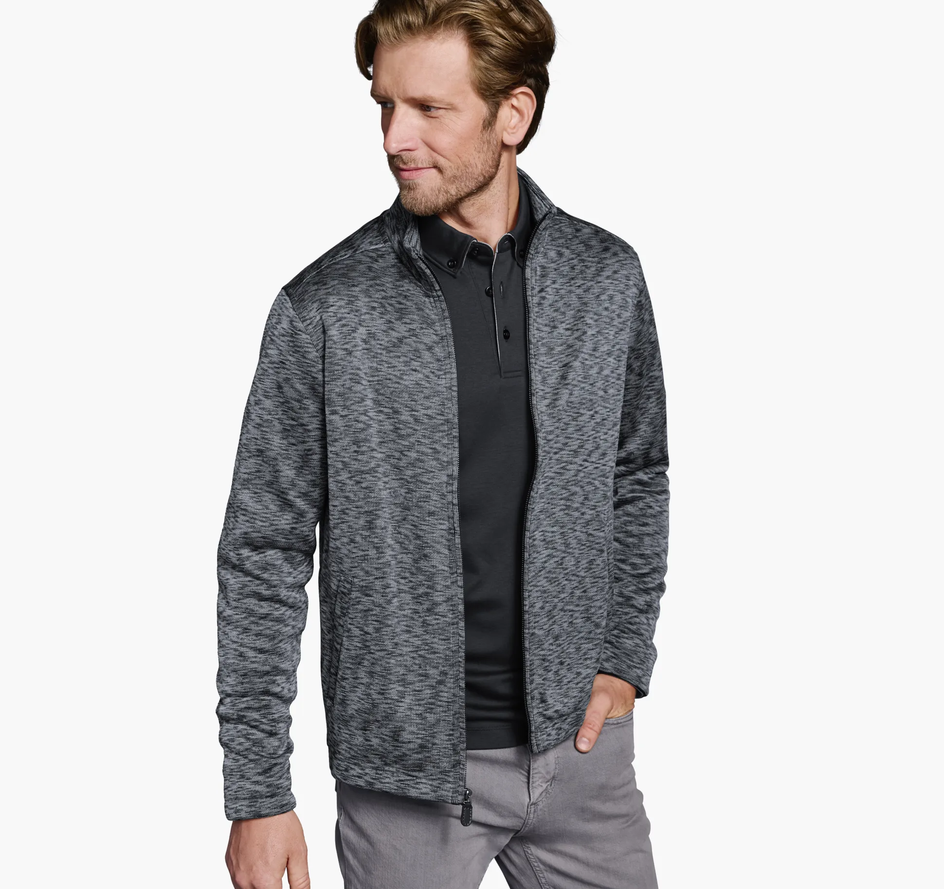 Space Dye Full Zip