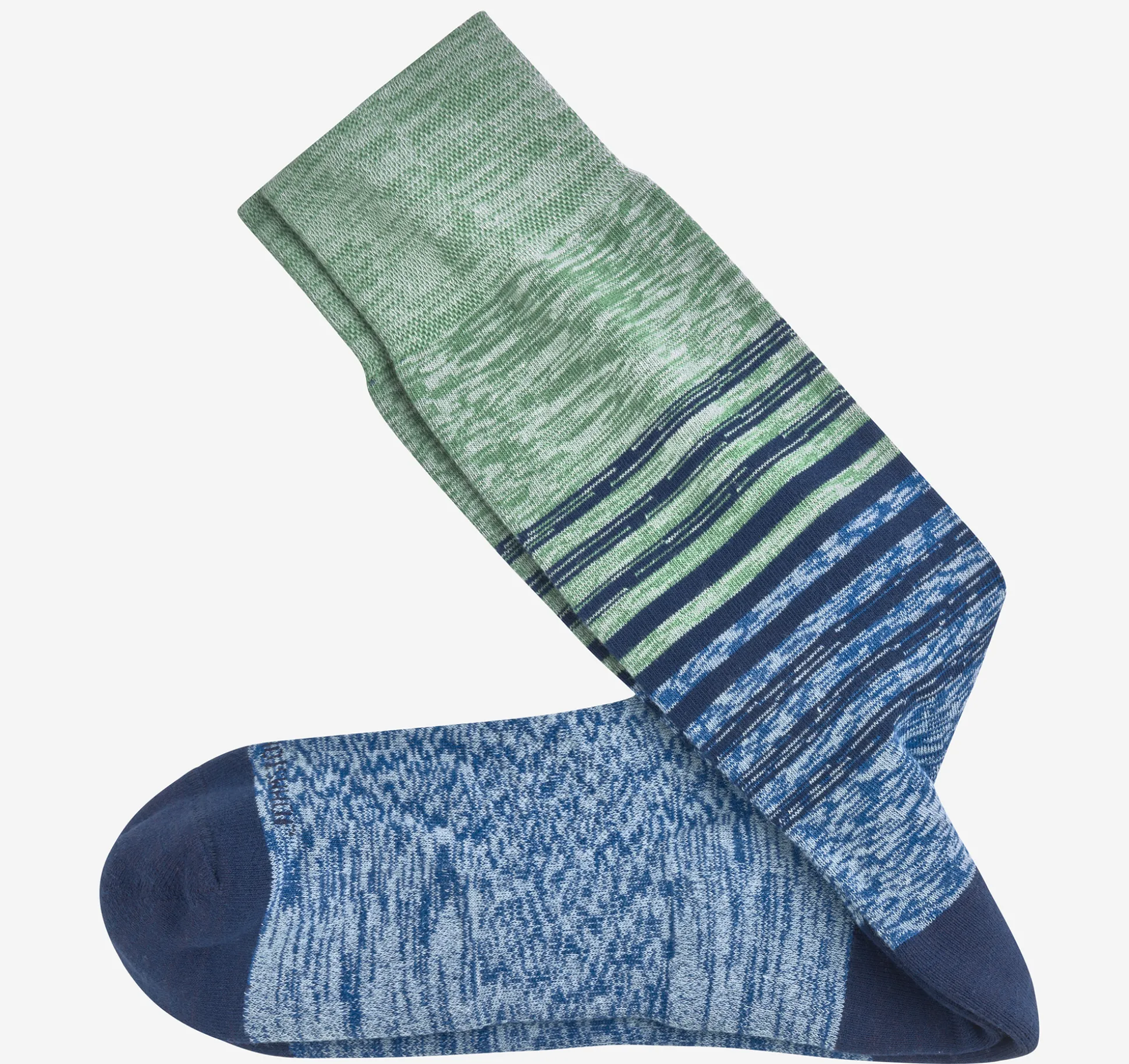 Space-Dyed Stripe Socks
