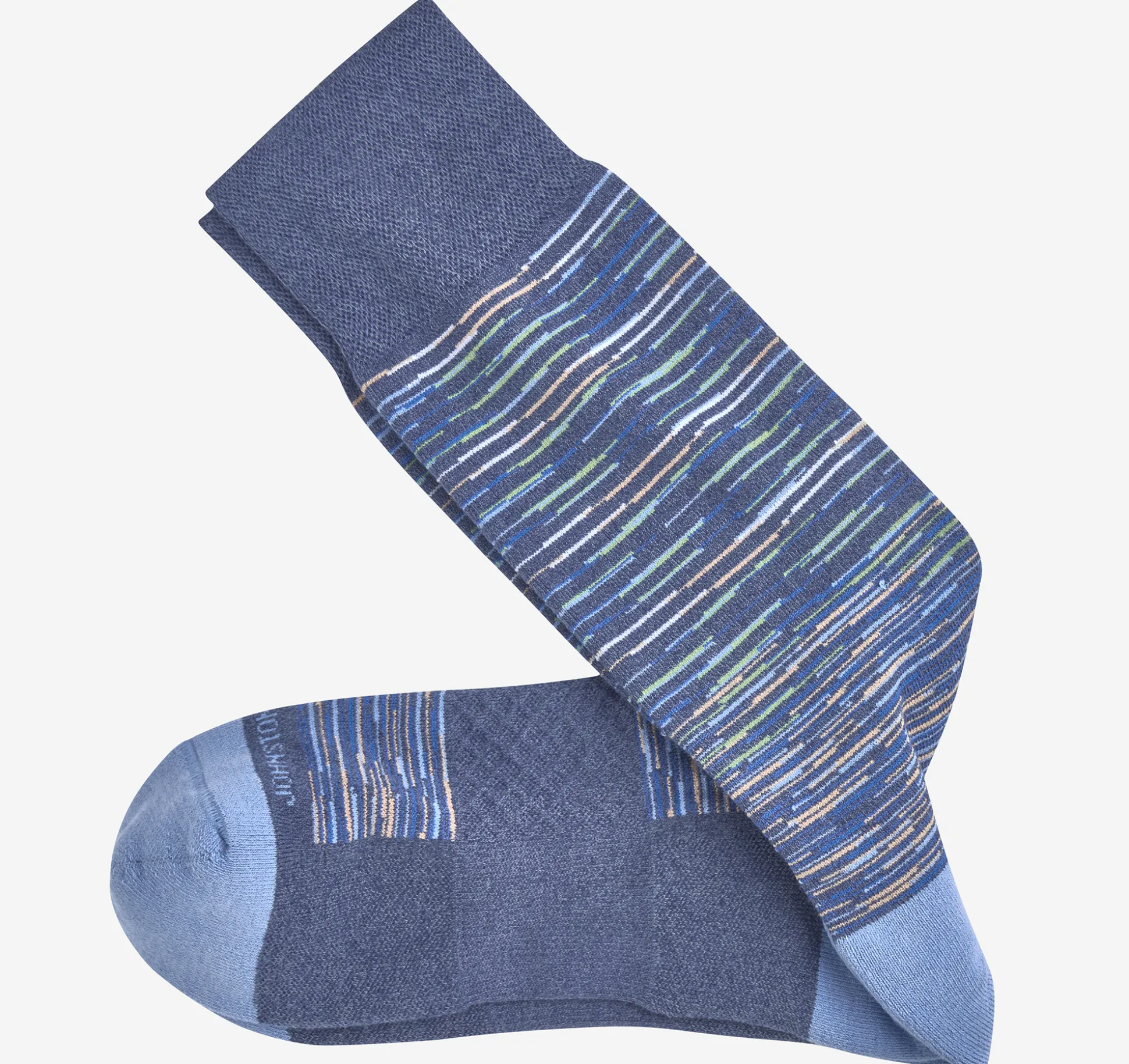 Space-Dyed Stripe Socks