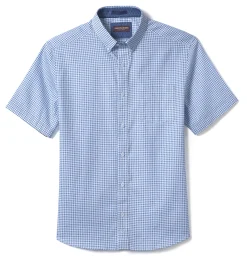 Textured Cotton Short-Sleeve Shirt