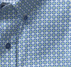 Textured Cotton Short-Sleeve Shirt