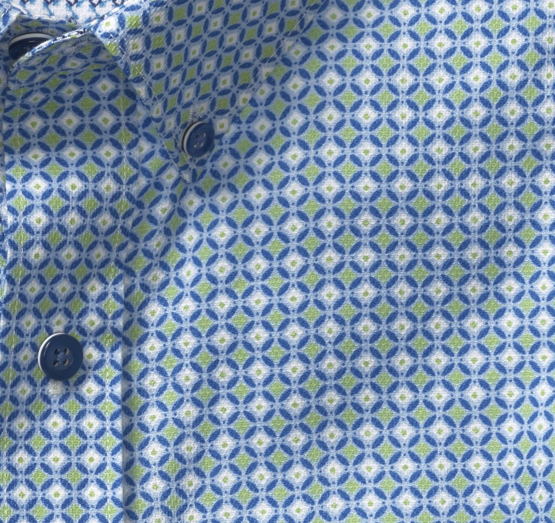 Textured Cotton Short-Sleeve Shirt