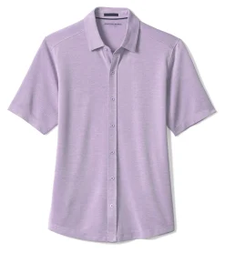 Vintage Birdseye Button-Front Shirt