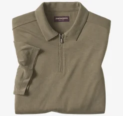 Vintage Birdseye Zip Polo