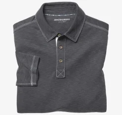 Vintage Slub Long-Sleeve Polo