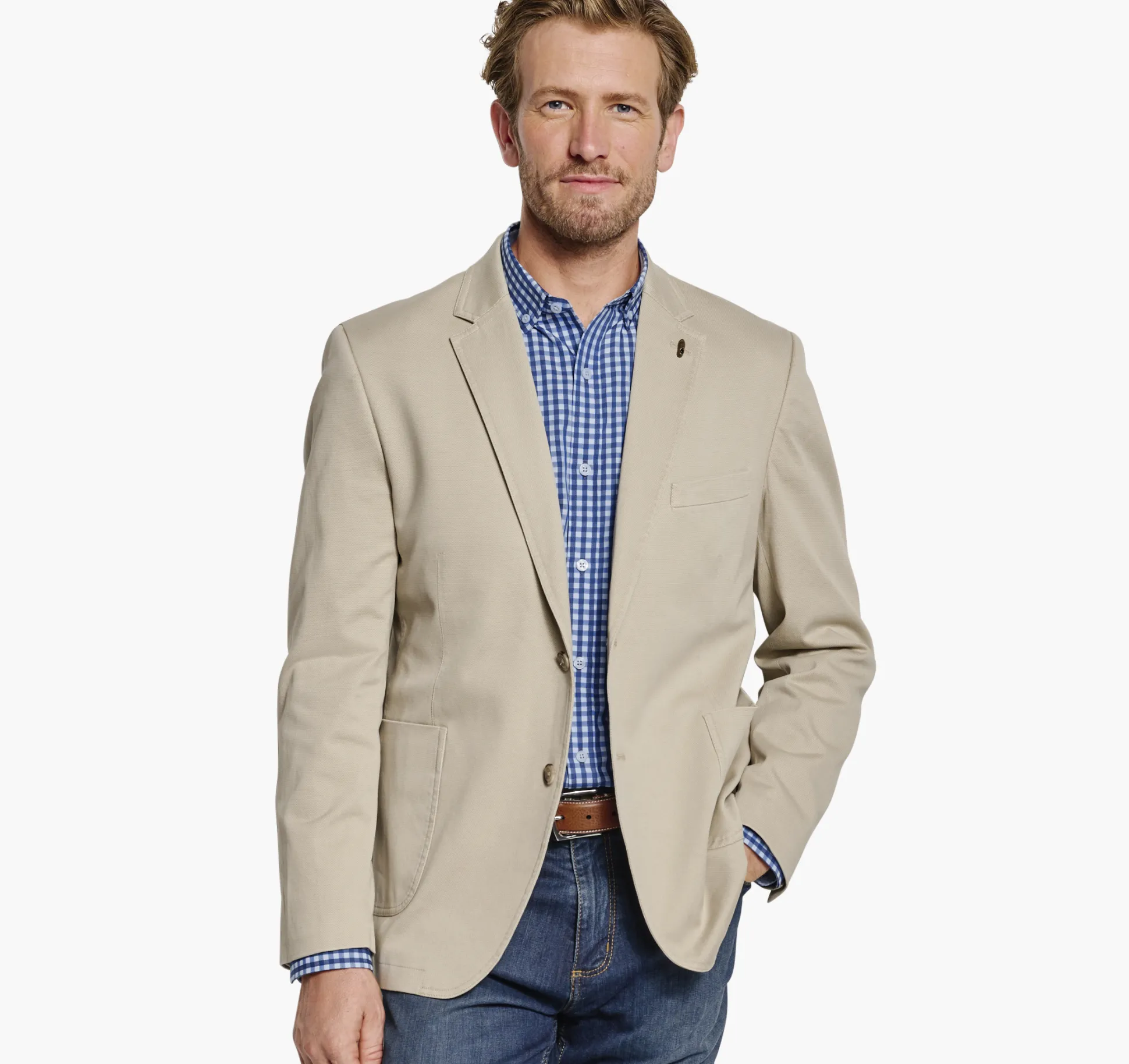 Washed Cotton Blazer