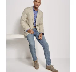 Washed Cotton Blazer