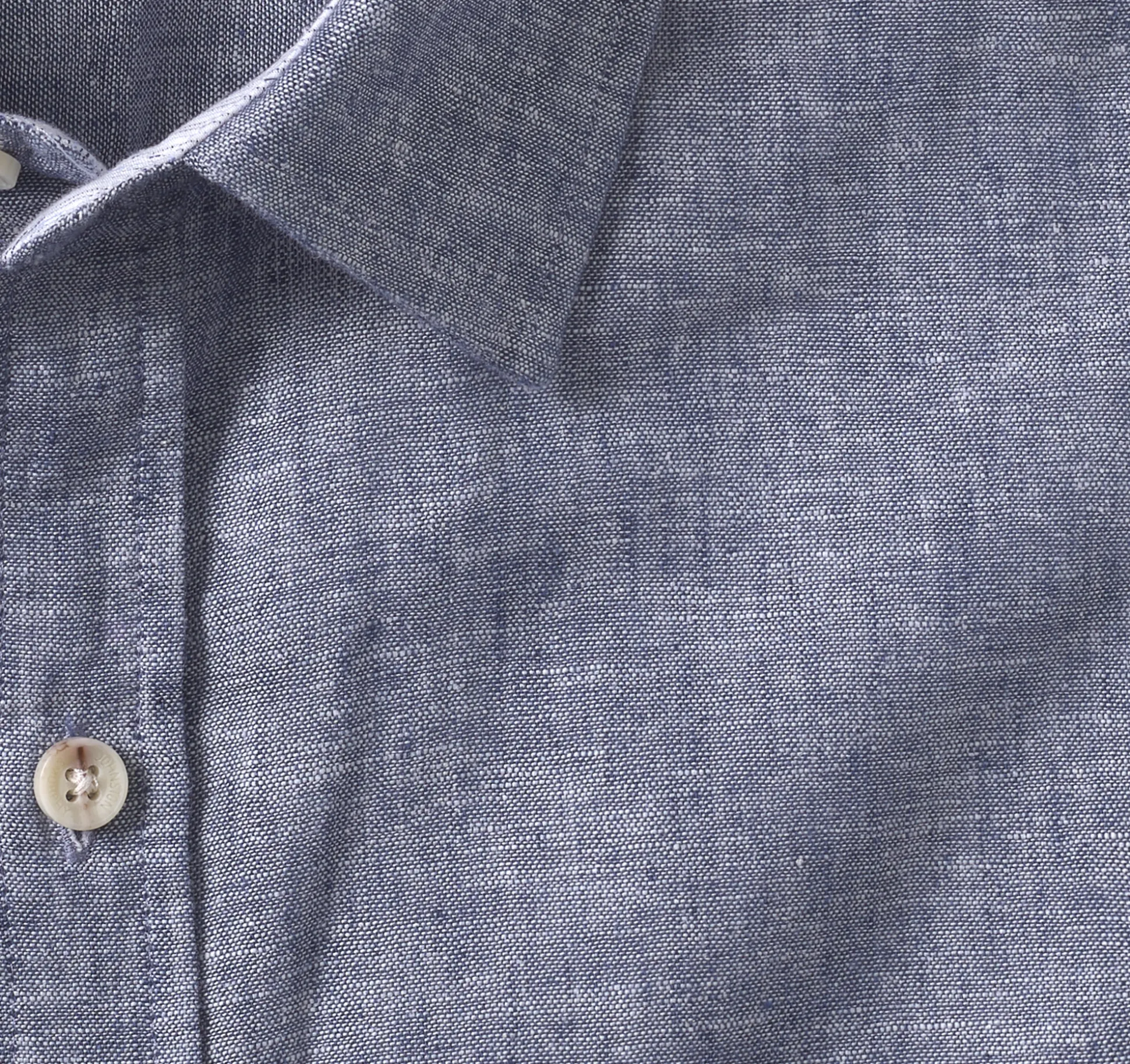 Washed Linen-Blend Shirt