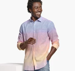 Washed Linen-Blend Shirt