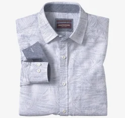 Washed Linen-Blend Shirt
