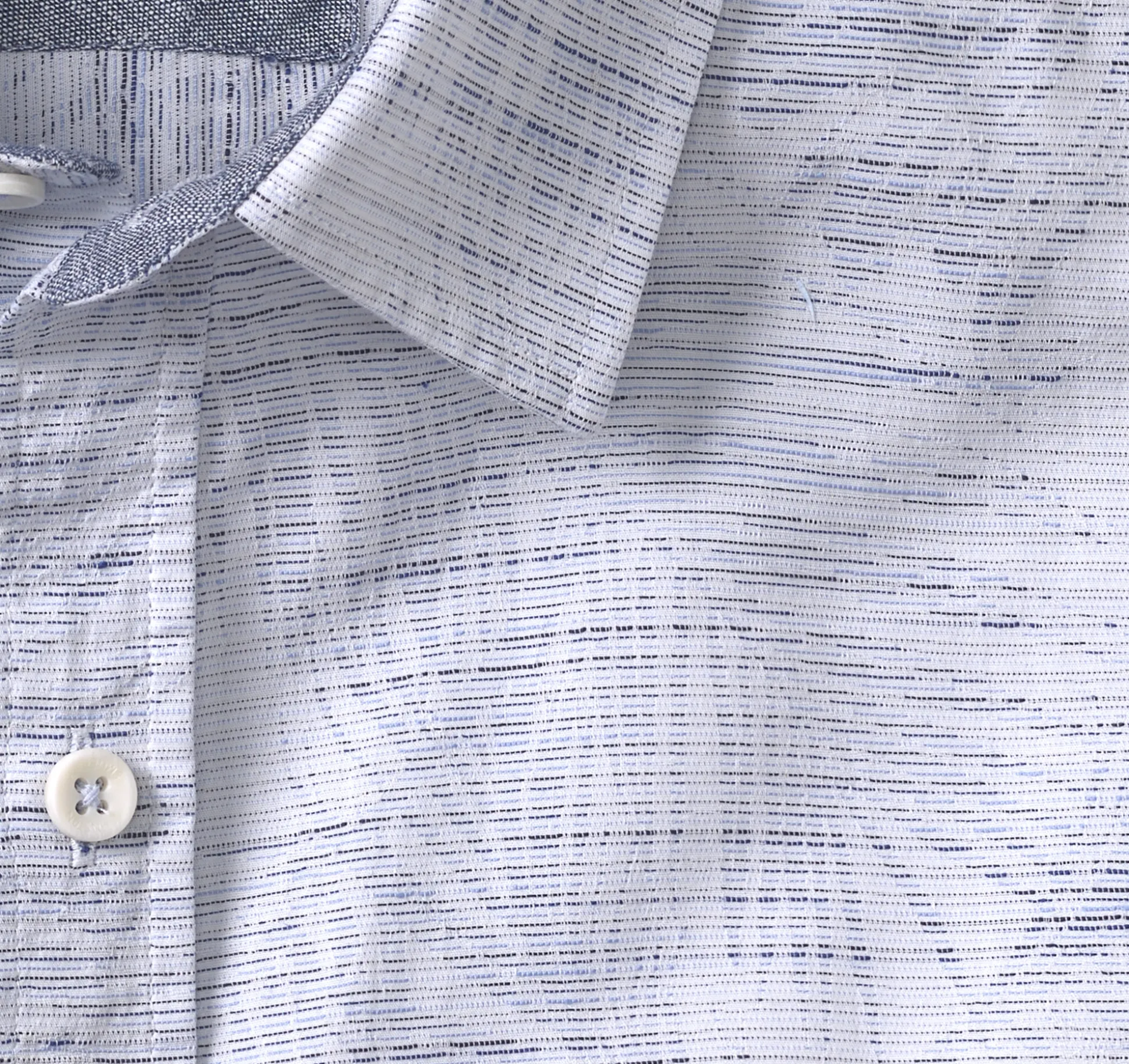 Washed Linen-Blend Shirt