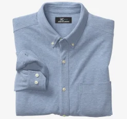 XC Flex® Birdseye Long-Sleeve Knit Shirt