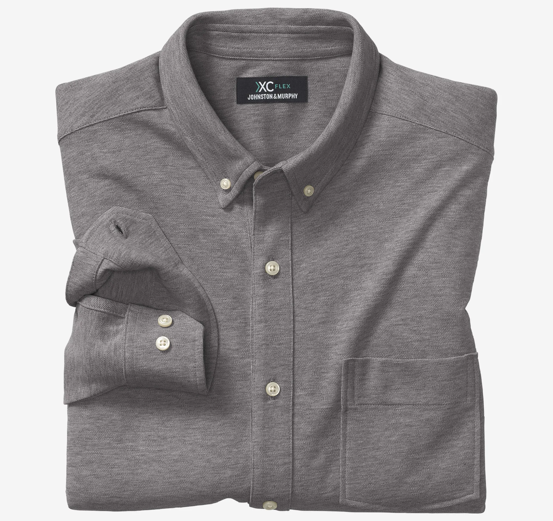 XC Flex® Birdseye Long-Sleeve Knit Shirt