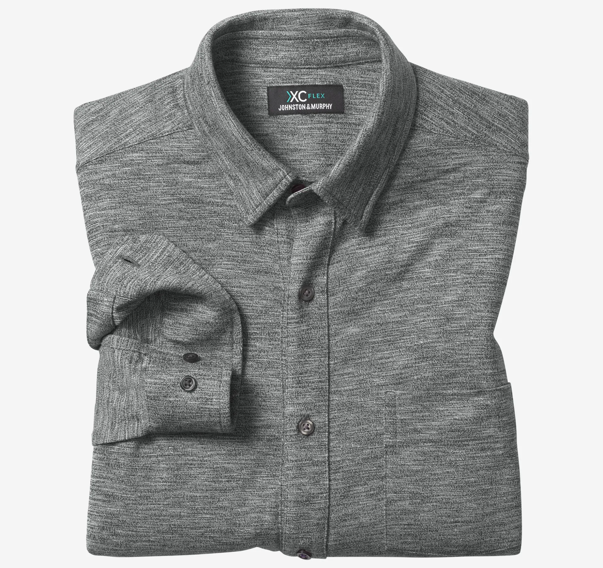 XC Flex® Stretch Textured Long-Sleeve Shirt