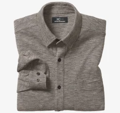XC Flex® Stretch Textured Long-Sleeve Shirt