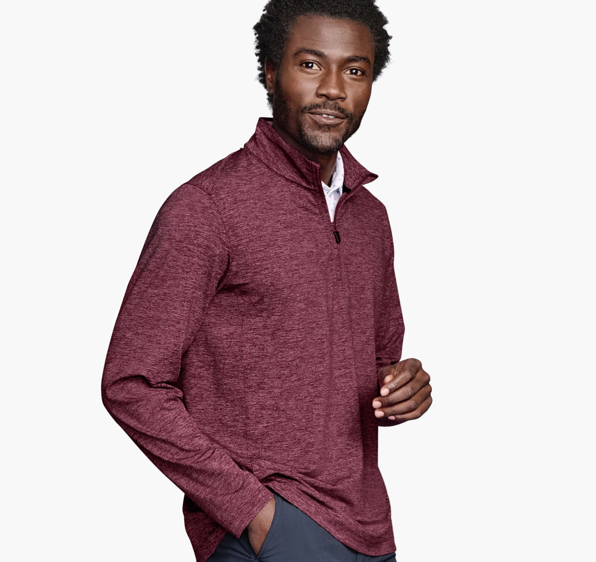 XC4® Heathered Performance Quarter-Zip