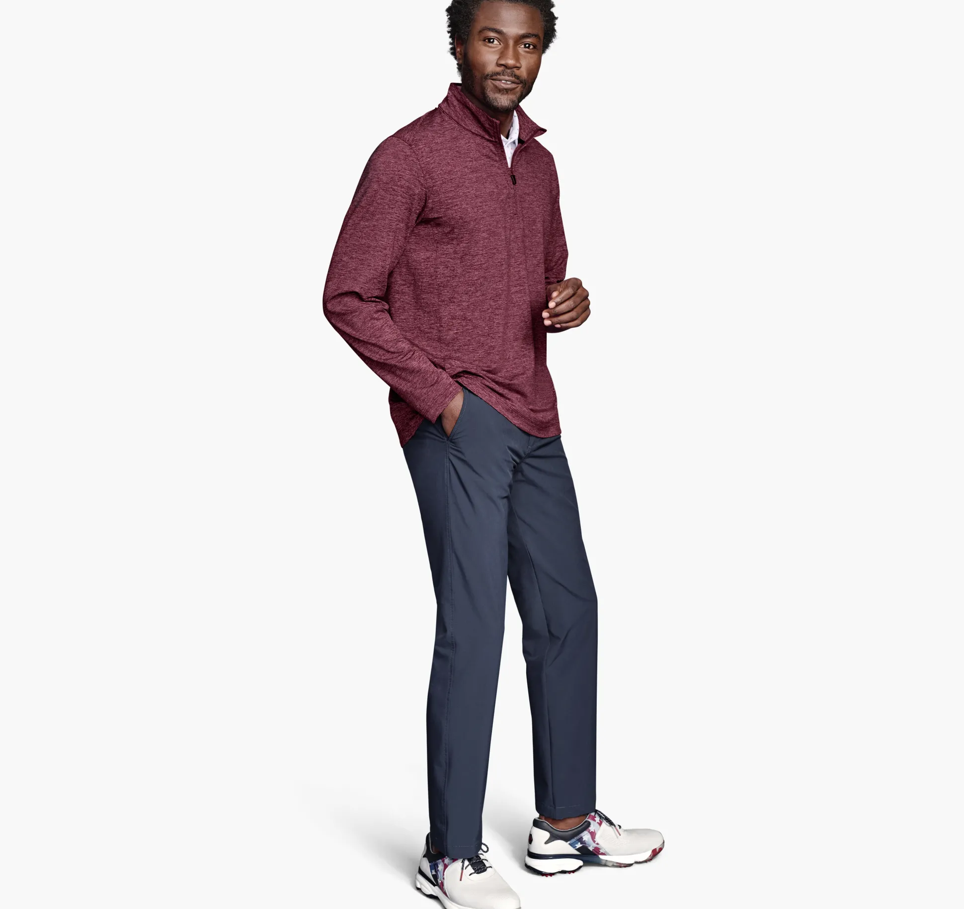 XC4® Heathered Performance Quarter-Zip