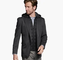XC4® Knit Hooded Bib Blazer