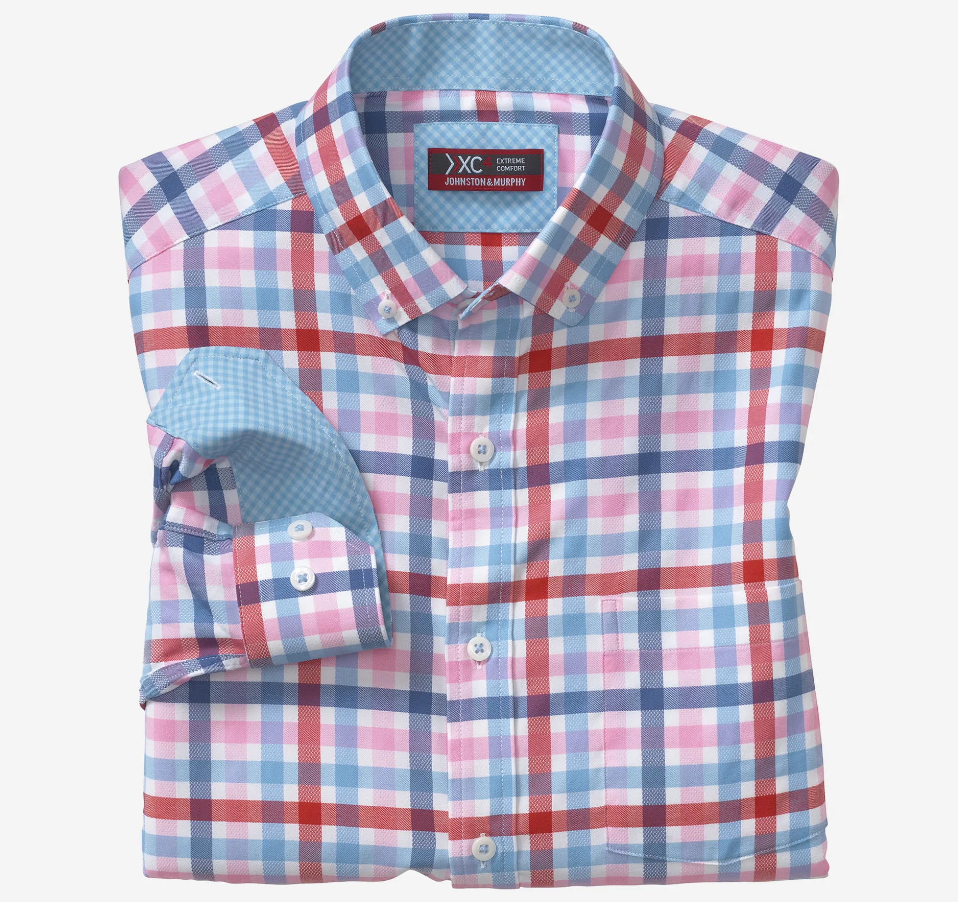 XC4® Long-Sleeve Stretch-Woven Shirt