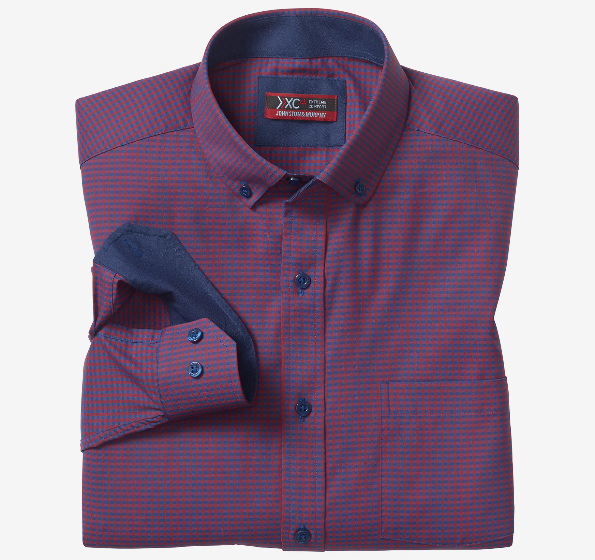 XC4® Long-Sleeve Stretch-Woven Shirt
