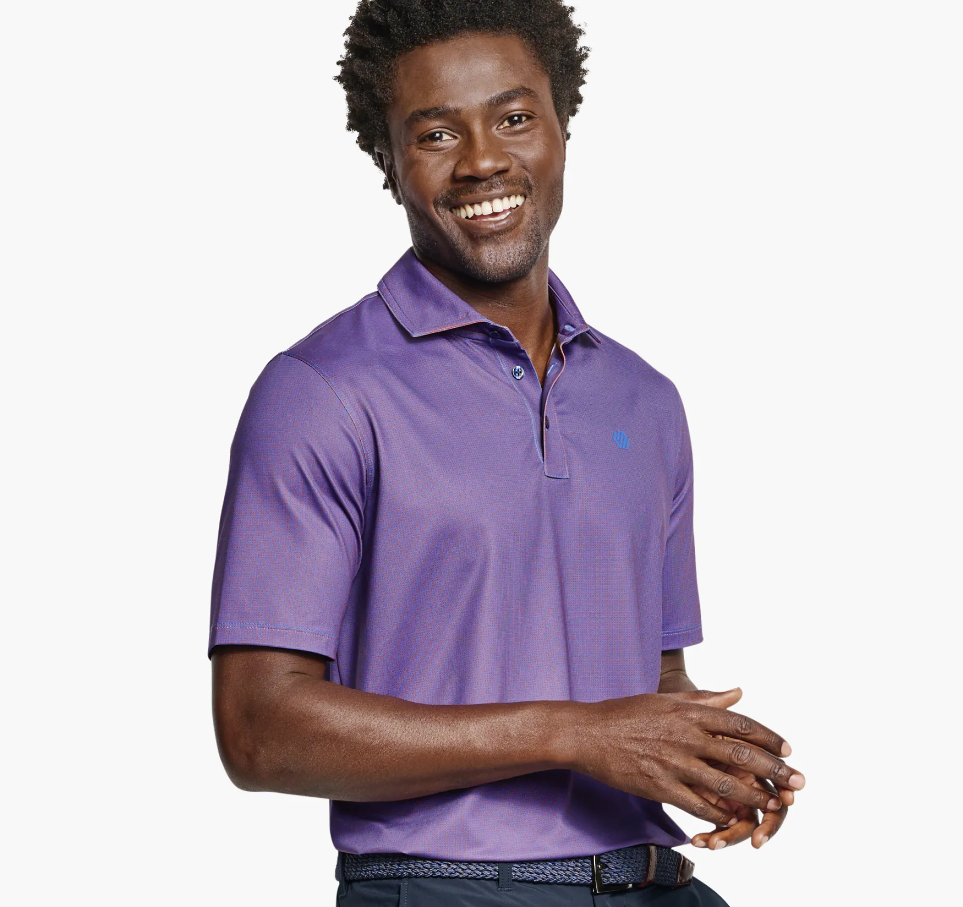 XC4® Performance Gingham Polo + Cool Degree