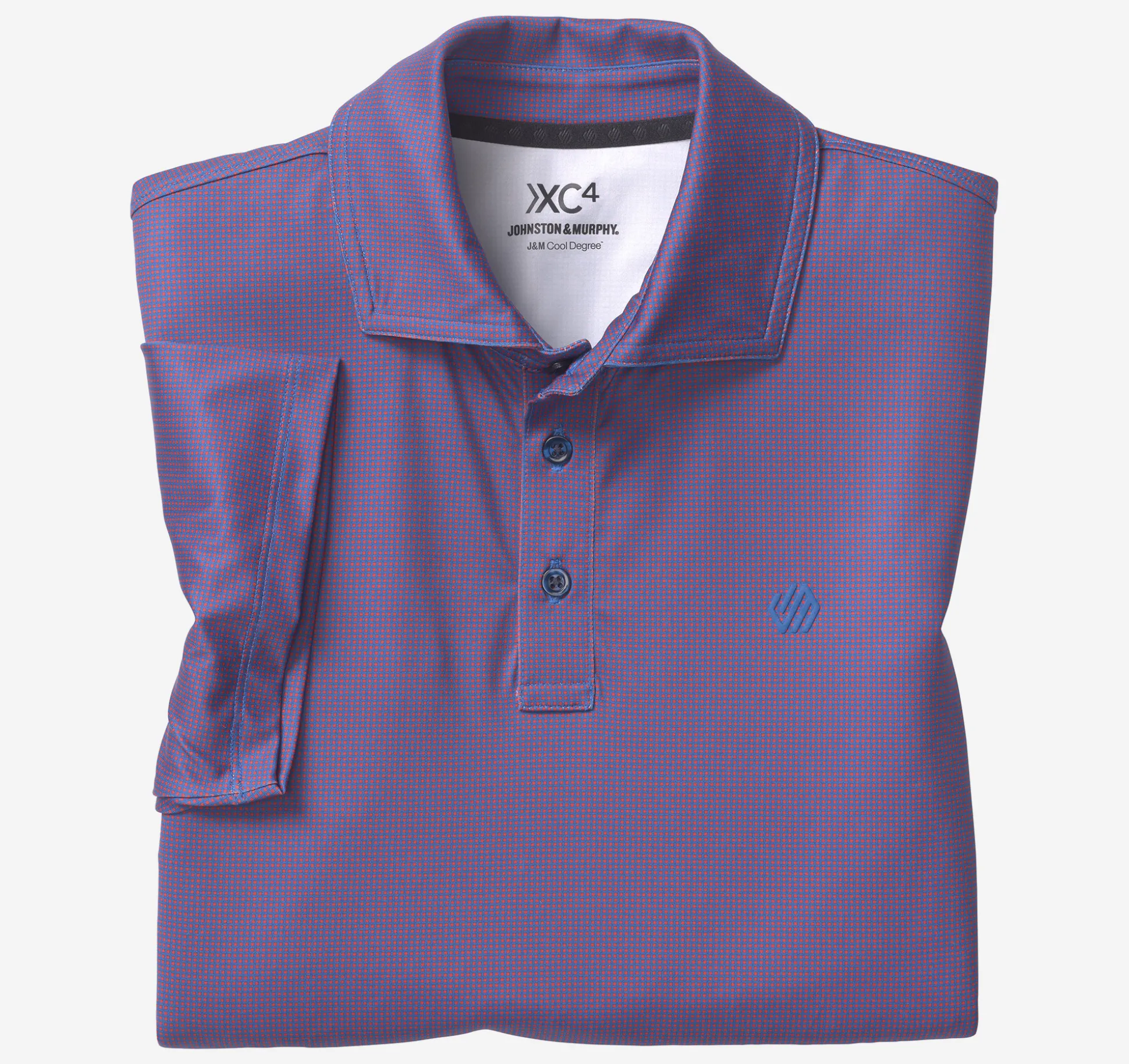 XC4® Performance Gingham Polo + Cool Degree