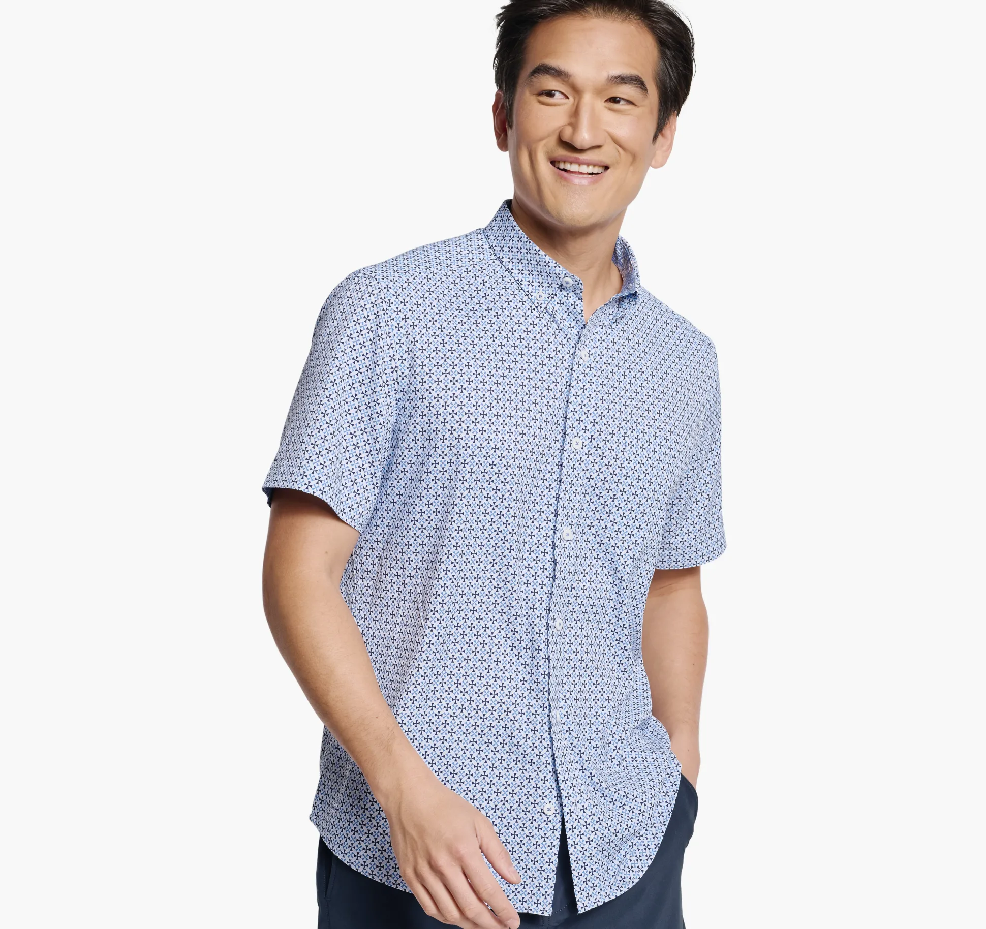 XC4® Short-Sleeve Stretch Woven Shirt